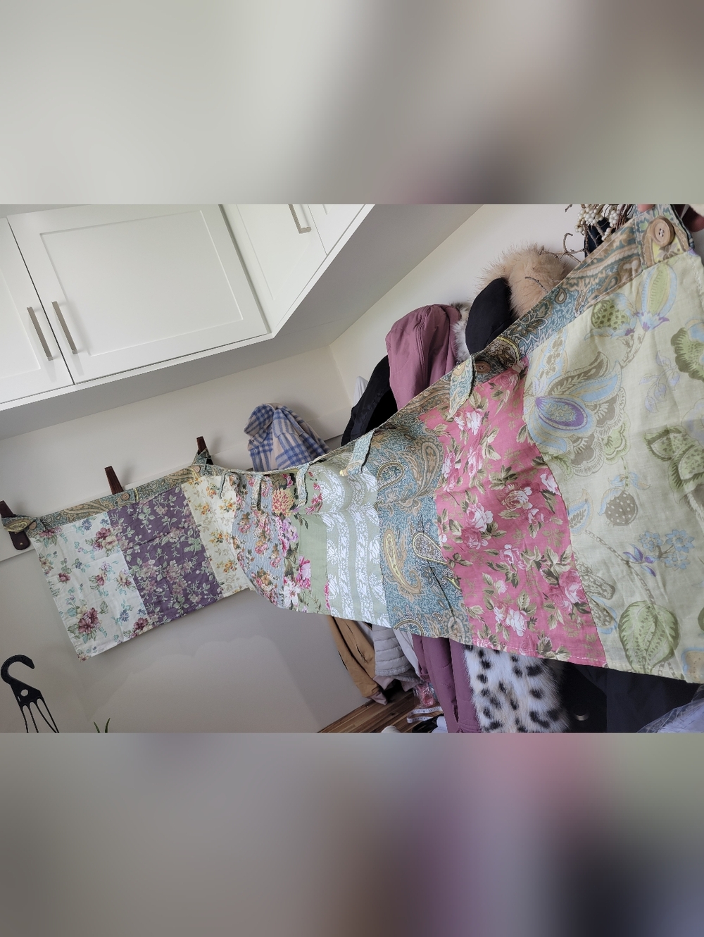 Floral Patchwork Valance